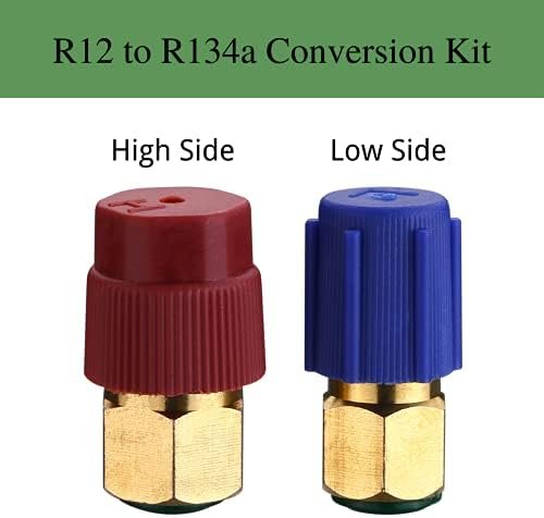 R12 to R134a Conversion Fitting Adapter Kit – R12 to R134a Retrofit Kit ...