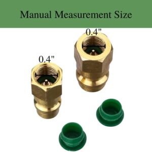 R12 to R134a Conversion Fitting Adapter Kit – R12 to R134a Retrofit Kit with High/Low Side Fitting, Conversion Kit with Fitting Port 1/4 to 7/16 Fit for Car A/C Air Conditioner Refrigerant - Image 3